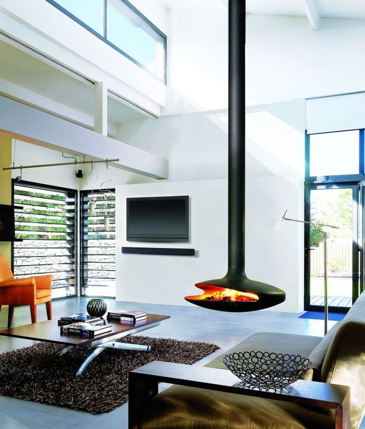 Top Hanging Fireplace