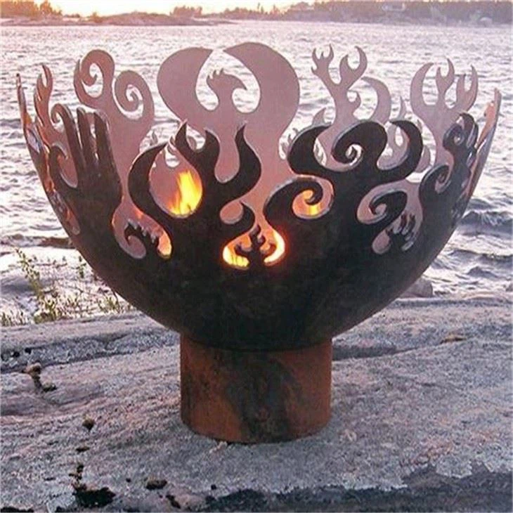 Cutting Firepit Sphere