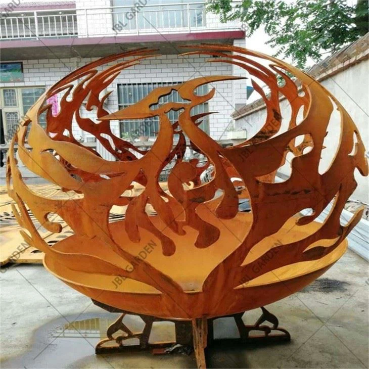 Fire Pit Ball Outside Decoration