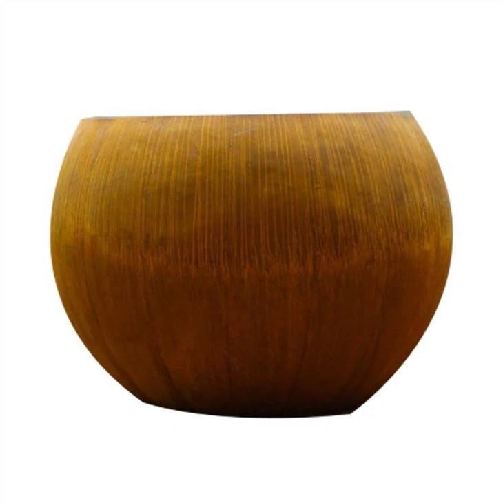 High Strength Rusted Steel Planters