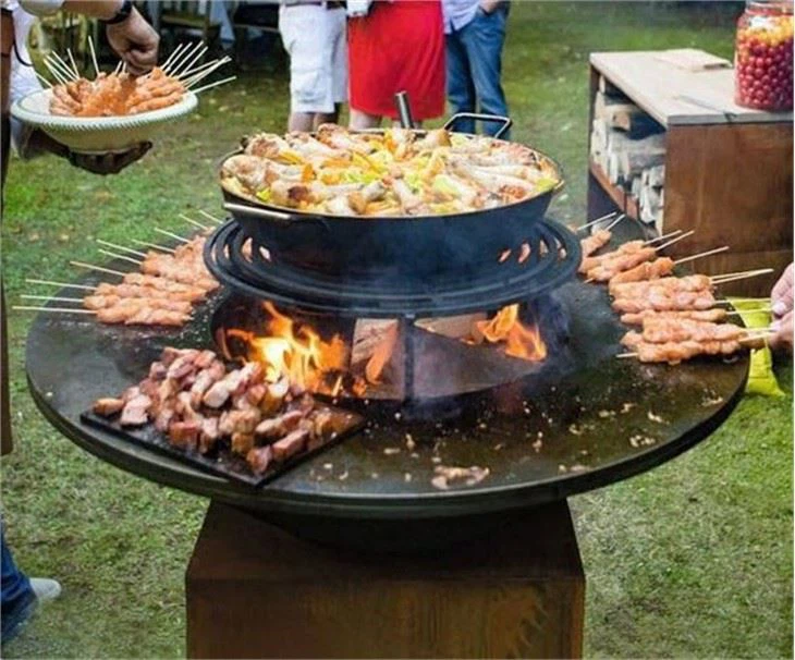 Grote draagbare barbecues