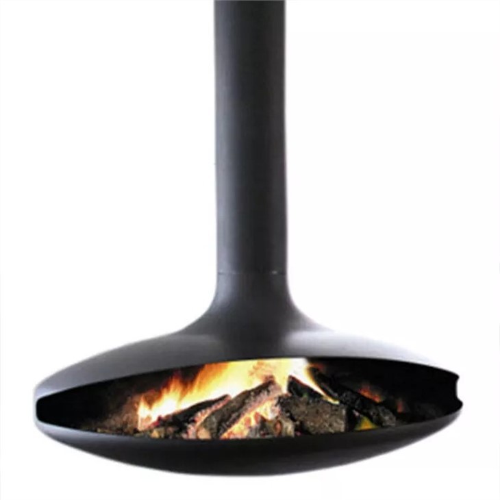Modern Wood Fireplace