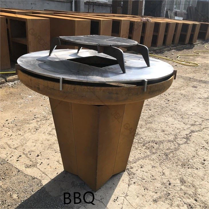Round Fire Pit Metal