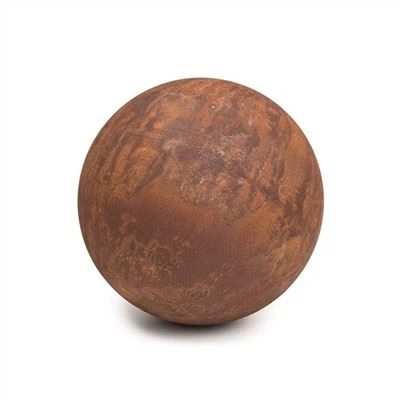 Cortenstaal Buiten bal sculptuur