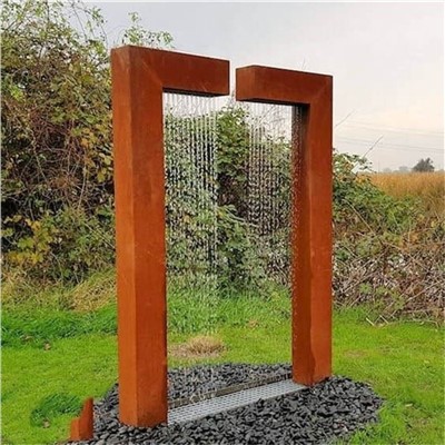Corten Waterfall Garden Functie