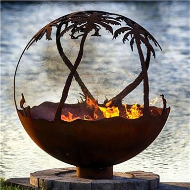 Tuin metalen bol