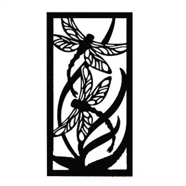 Lasergesneden metalen tuinschermen