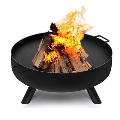 Outdoor Hout Vuurkorf Bowl Grill Staal Metalen Bbq Vuurkorf