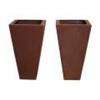 Stalen moderne plantenbakken