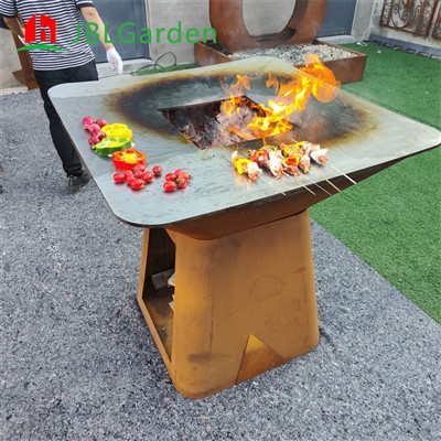 Houtskool Modern ontworpen ronde BBQ-grill