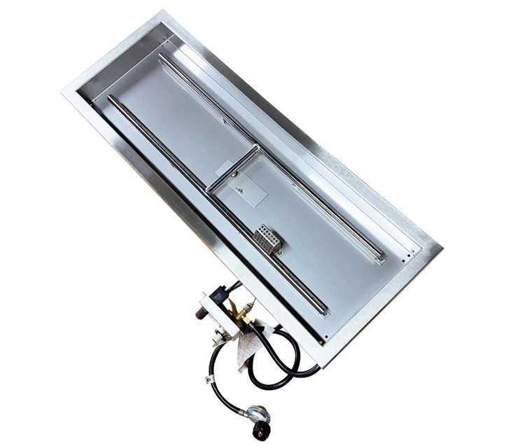 19Inch Square Gas Fire Pit Burner