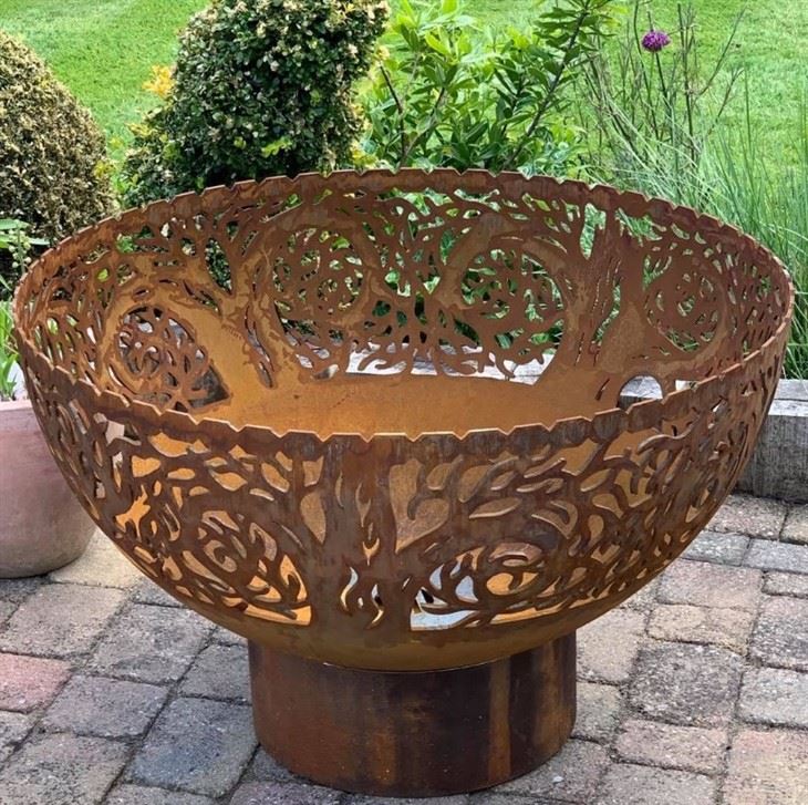 Corten vuurschaal