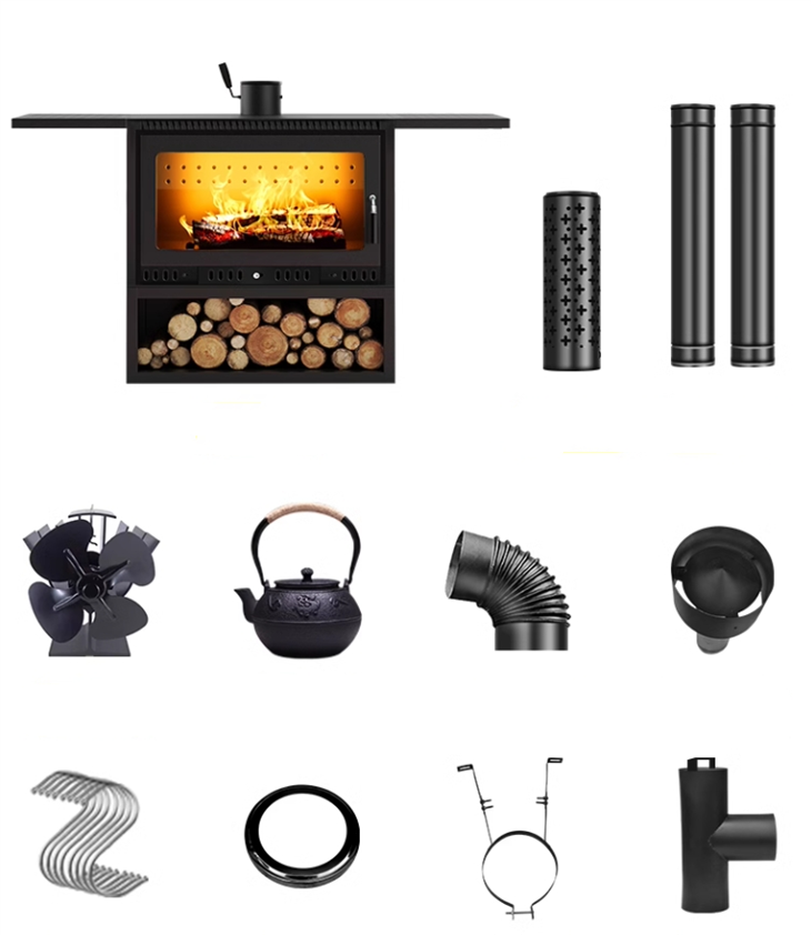 Indoor Heating Cast Iron Fireplace