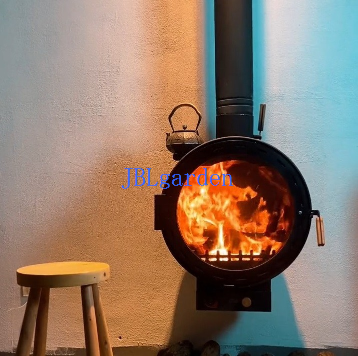 Indoor Wall Mounted Wood Fireplace