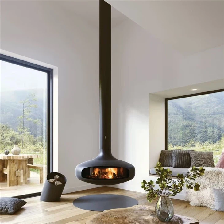 JBL Black Hanging Fireplace