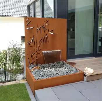 Rusty Steel Water Fountain