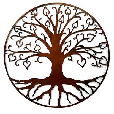 Decor silhouet Art Deco Wall Art teken