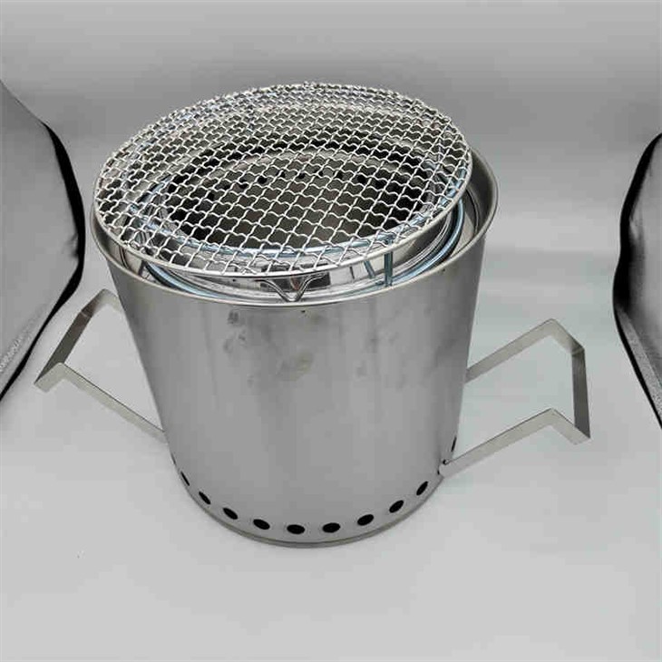 SOLO-vuurkorven van roestvrij staal