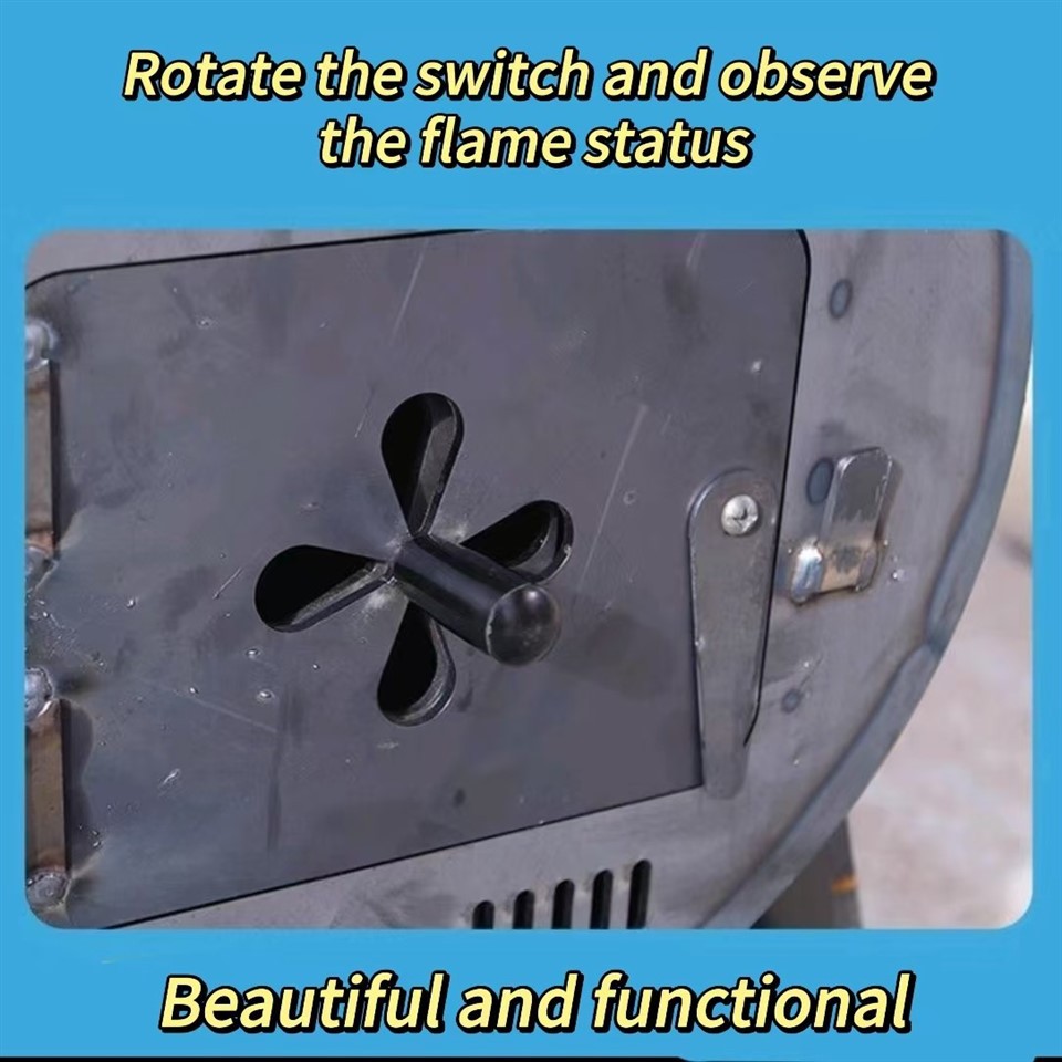 Wood Burning Stove For Heating And Cooking